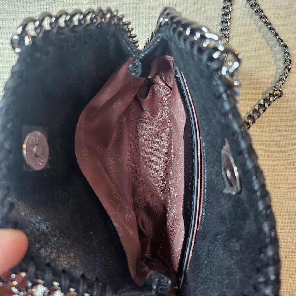 Stella McCartney Falabella Studded Tiny Tote Bag With Card - Picture 8 of 10